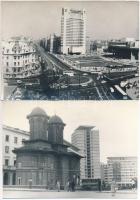 cca 1970 Románia, Bukarest: 26 db feliratozott MTI sajtófotó / 1970 Romania, Bucharest Hungarian Press photo with inscriptions 18x12 cm