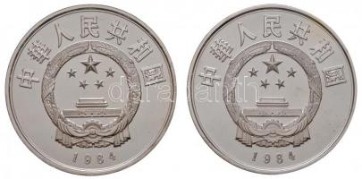 Kína 1984. 5Y "Agyaghadsereg" (4xklf) eredeti dísztokban (22,22g/0.900) T:PP oxidáció, fel...