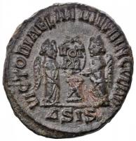 Római Birodalom / Siscia / I. Constantinus 318-319. Follis Cu (3,07g) T:2,2-
Roman Empire / Siscia /...