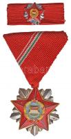 1967. "Szocialista Hazáért Érdemrend" zománcozott Br kitüntetés mellszalaggal, szalagsávval és miniatűrrel nem saját tokban T:1-