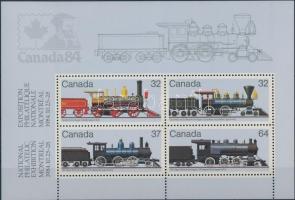 Bélyegkiállítás, Mozdony (II.) blokk, Stamp exhibition, locomotives (II) block