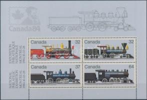 Bélyegkiállítás, Mozdony (II.) blokk, Stamp Exhibition, Locomotive (II) block