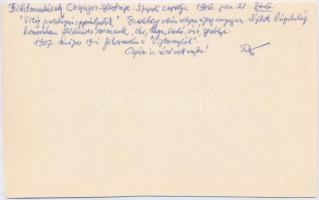 1907 Szeged, Földmunkások Országos Szövetsége, Szegedi Csoport, fölvonulás a víztoronynál (non pc)