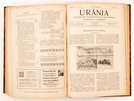1911 Bp., Az Uránia népszerű tudományos folyóirat, az Uránia Magyar Tudományos Egyesület közlönyének...