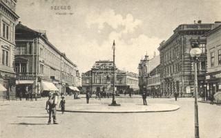 Szeged, Klauzál tér, Divatáruház a Menyecskéhez, könyvnyomda