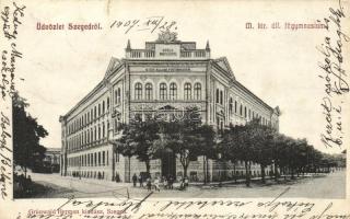 Szeged, Állami főgimnázium, Grünwald Herman kiadása (Rb)