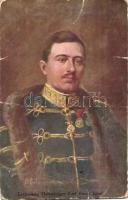 9 db RÉGI katonai és uralkodó (IV. Károly, Ferenc József) témájú motívum lap, vegyes minőségű / 9 ol...