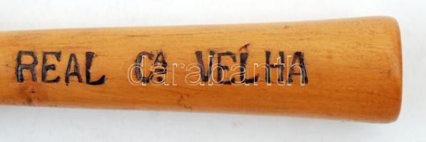 Nagyméretű portugál fém borkiöntő fogó, "Real Companhia Velha" felirattal, saját dobozában...