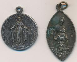 ~1920-1930. "Szent Imre" fém vallási medál (32mm) + "Szent Tarzíciusz" fém vallá...