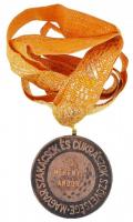 DN "Magyar Szakácsok és Cukrászok Szövetsége" Br díjérem szalaggal, eredeti dísztokban (47...