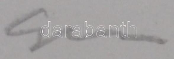 Gacs Gábor (1930-): Kommunisták jelszót festenek. Rézkarc, papír, jelzett, 19×28 cm