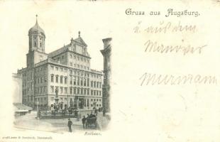1897 Augsburg, Rathaus / town hall