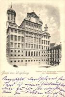 1898 Augsburg, Elias-Hollplatz, Rathaus / square, town hall