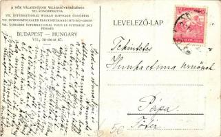 Dr. Steinberger Sarolta, az első magyar orvosnő;A nők választójogi világszövetségének VII. kongressz...