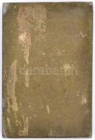 Törzsök Károly (1906-1964) 1935. "Dr Sipőcz Jenő 1920-1935" Br emlékérem márványtalpon T:2