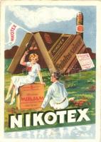 Nikotex reklám / Hungarian tobacco advertisement s: Pálla J. 'Léva visszatért' So. Stpl (EB)