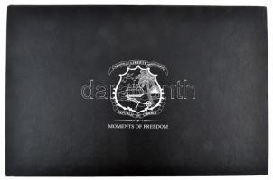 Libéria 2004. 10$ "Szabadság pillanatai" multicolor emlékpénz sorozat 24db-ja eredeti dísz...