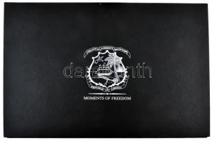 Libéria 2006. 10$ "Szabadság pillanatai" multicolor emlékpénz sorozat 24db-ja eredeti dísz...