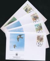2000 WWF madarak sor WWF értékei Mi 147-150 A 4 FDC