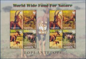 WWF antilop kisív, WWF Antilope mini sheet