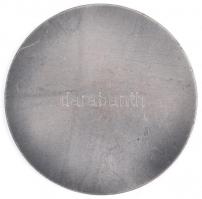 DN "Magyar Közgazdasági Társaság" ezüstözött Br plakett eredeti dísztokban, a Közgazdasági...