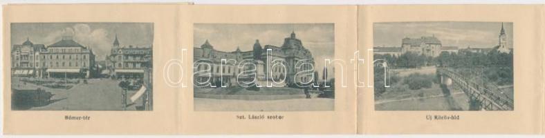 Nagyvárad, zsinagóga, hibás leporellolap / synagogue, damaged leporellocard