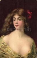 Lady, T.S.N. Serie 505 No. 7. litho s: A. Asti (EK)