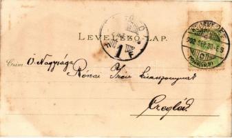 Budapest, Ottmar Zieher floral litho (fl)