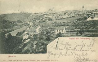 1899 Znojmo, Znaim; Town Hall Tower, Pöltenberg