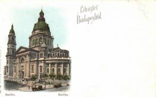 Budapest V. Bazilika; L. Schlafs Kunstverlag No. 124