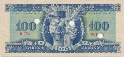 1946. 100Ft lyukasztott T:II