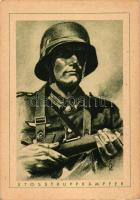 Stosstruppkämpfer. Der deutsche Soldat / German soldier, WWII military propaganda