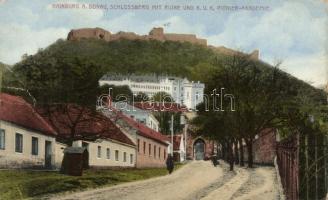 Hainburg an der Donau, K.u.k. Kadettenschule / military school, castle (fa)