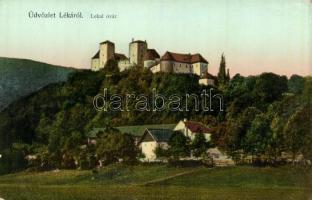 Léka, Lockenhaus; óvár, Leitner J. kiadása / castle (EK)