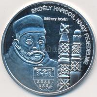 DN "Nemzetünk nagyjai - Báthory István" Ag emlékérem tanúsítvánnyal (10,37g/0.999) T:PP