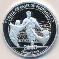 Uganda 2006. 2000Sh Ag "A labdarúgás halhatatlanjainak csarnoka - Portugália 2000-es évek/Luis ...