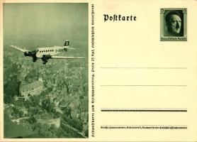 Aeroplane over Nürnberg / Festpostkarte zum Reichsparteitag Ga.