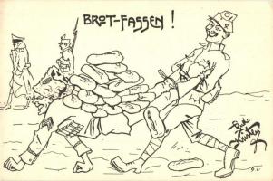 Brot-Fassen! military humour, s: Rudi Kristen