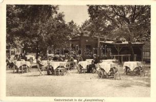 Gastwirtschaft in der "Kampfstellung" / WWI military, soldiers in "restaurant"