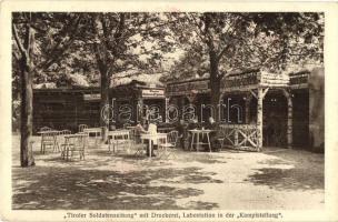 "Tiroler Soldatenzeitung" mit Druckerei, Labestation in der "Kampfstellung" / WWI military