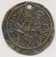 1172-1196. Rézpénz Cu "III. Béla" (2,93g) T:2- ly., hullámos lemez Huszár 72., Unger I.:114.