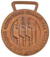 Olaszország ~1930. "Colonie estive Fasci italiani all'Estero - A XV / Mussolini" olas...