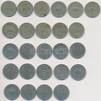 Vegyes: 1894-1915. 10f (7x) + Ausztria 1894-1916. 10h (18x) T:2,2-,3