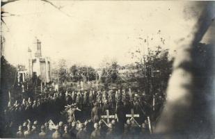 German soldiers, funeral photo