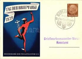 1939 Tag der Briefmarke, Reichsbund der Philatelisten / day of philately in Germany So.Stpl Ga.