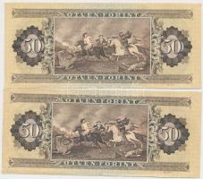 1960-1969. 10Ft (6x) + 1969-1975. 20Ft (8x) + 1983. 50Ft (2x) T:II,II-,III szép papír