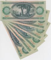 1960-1969. 10Ft (6x) + 1969-1975. 20Ft (8x) + 1983. 50Ft (2x) T:II,II-,III szép papír