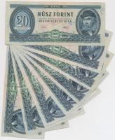 1960-1969. 10Ft (6x) + 1969-1975. 20Ft (8x) + 1983. 50Ft (2x) T:II,II-,III szép papír