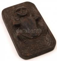 Borneo (Sarawak), Dajak /Dayak festék bélyegző készlet, vasfa,3db, 12x7cm / 3 ink block tattoo nativ...