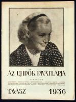 1936 Az Új Idők Divatlapja, benne a legújabb ruhamodellek rajzaival, 18p